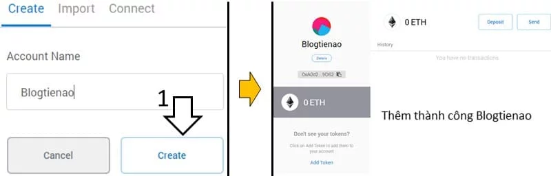 成功添加 blogtienao 帐户